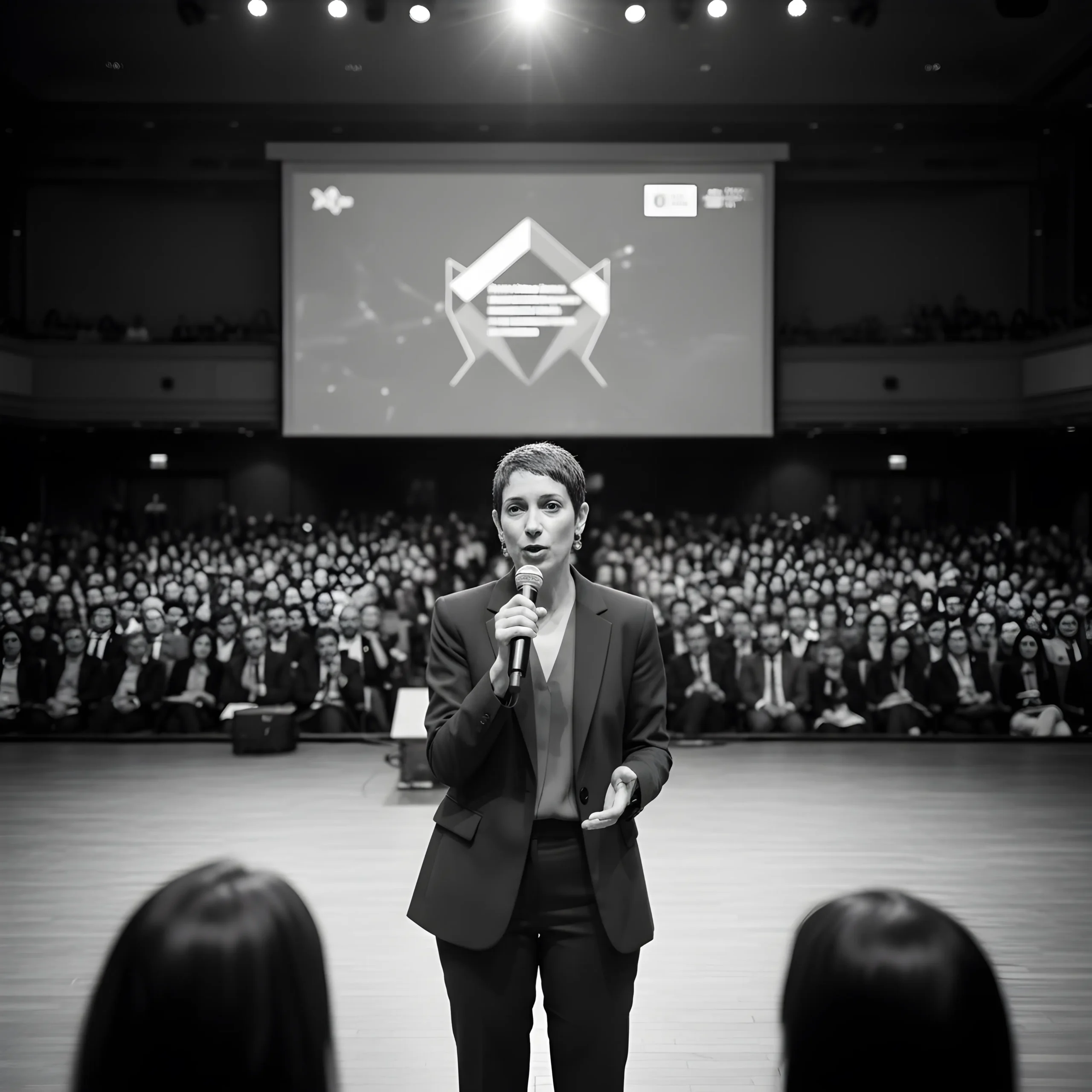 Conferencias 4 Conferencia con oradora y gran audiencia.