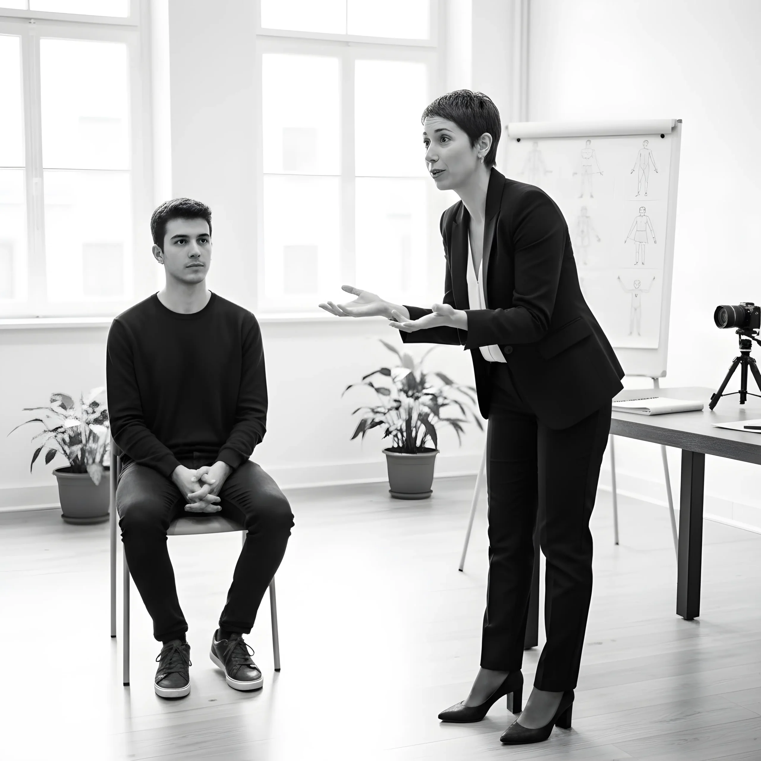 Entrenamientos Individuales 1 Taller de actuación con actor y directora.