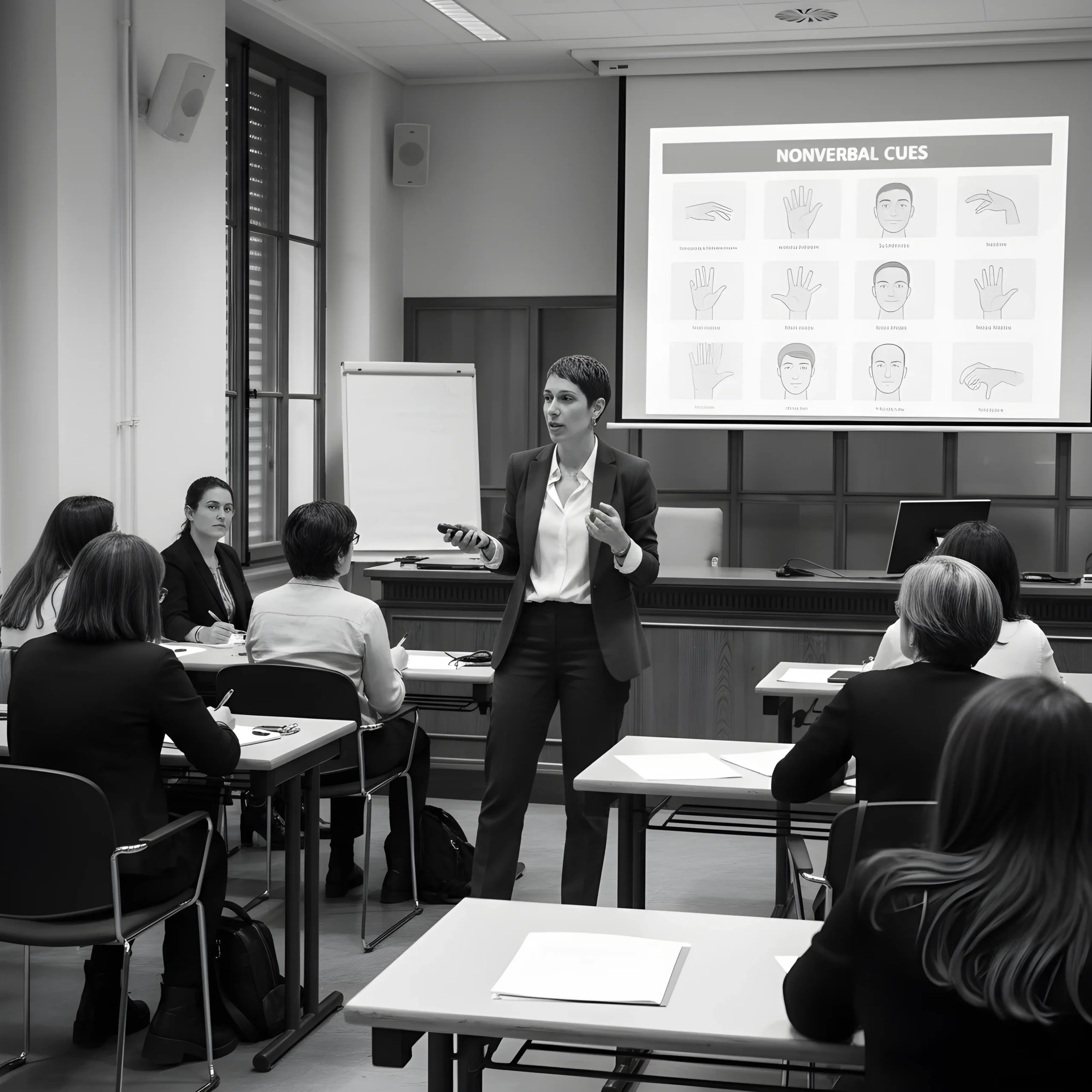 Conferencia sobre comunicación no verbal en aula