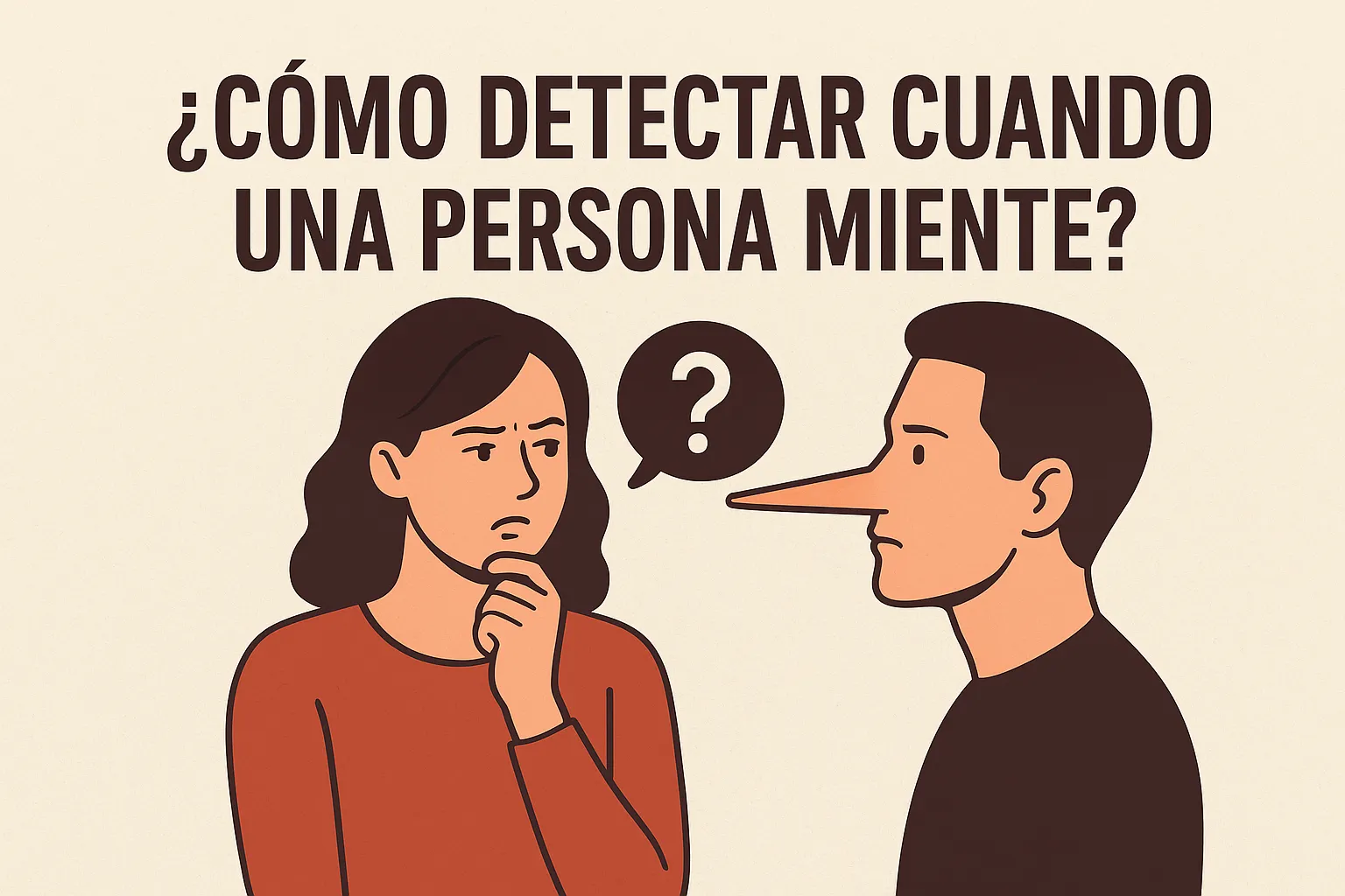 ¿Cómo detectar cuando una persona miente?