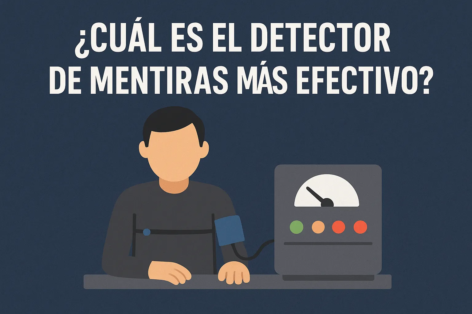 ¿Cuál es el detector de mentiras más efectivo?